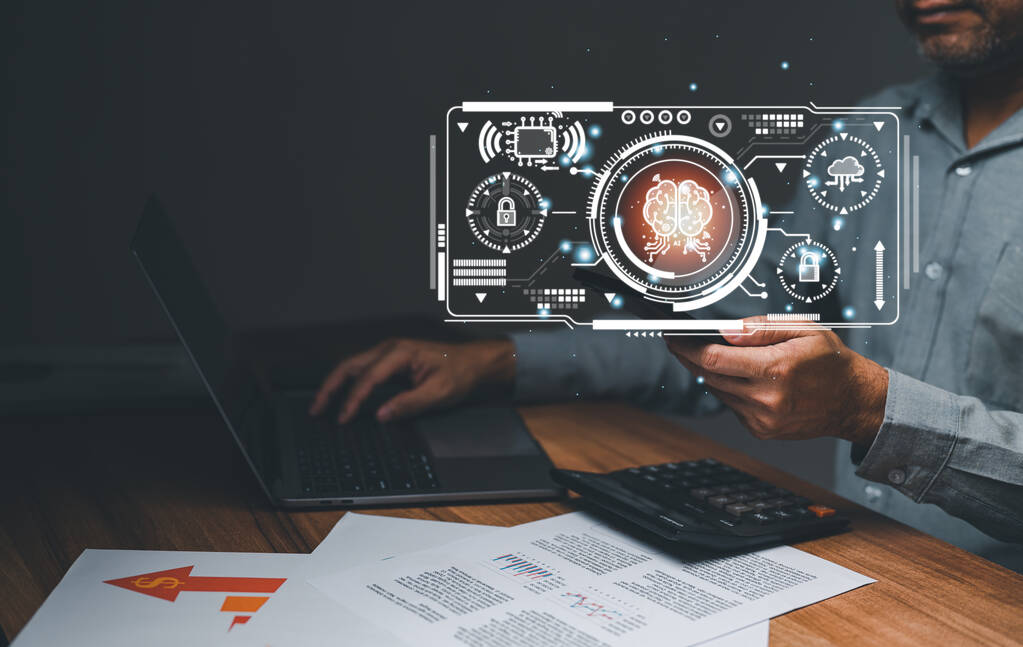 Ai, chatGPT is bot to smart and Hitech to communicate with human. Ai connection to global cyber network to chat gpt concept. new technology in future can support all business 4 to online in cyberspace