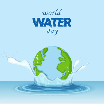 World Water Day vector. Water Day vector illustrator.图片
