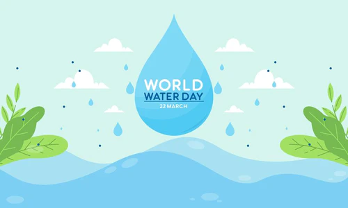 世界水日快乐,平面设计图解.节约用水概念病媒图片
